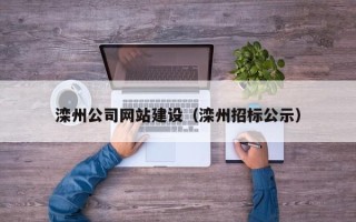 阳谷滦州公司网站建设（滦州招标公示）